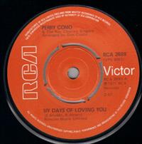 MY DAYS OF LOVING YOU / HAPPINESS COMES HAPPINESS GOES