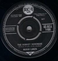THE DONKEY SERENADE / BECAUSE YOU'RE MINE