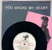 YOU BROKE MY HEART / PASSION PLAYS - PROMO + INSERT