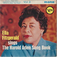 SINGS THE HAROLD ARLEN SONG BOOK VOL 2 EP