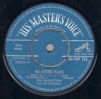 NO HIDING PLACE / TALLY HO