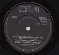 WHAT SHE IS (IS A WOMAN IN LOVE) / NO CHANCE NO DANCE